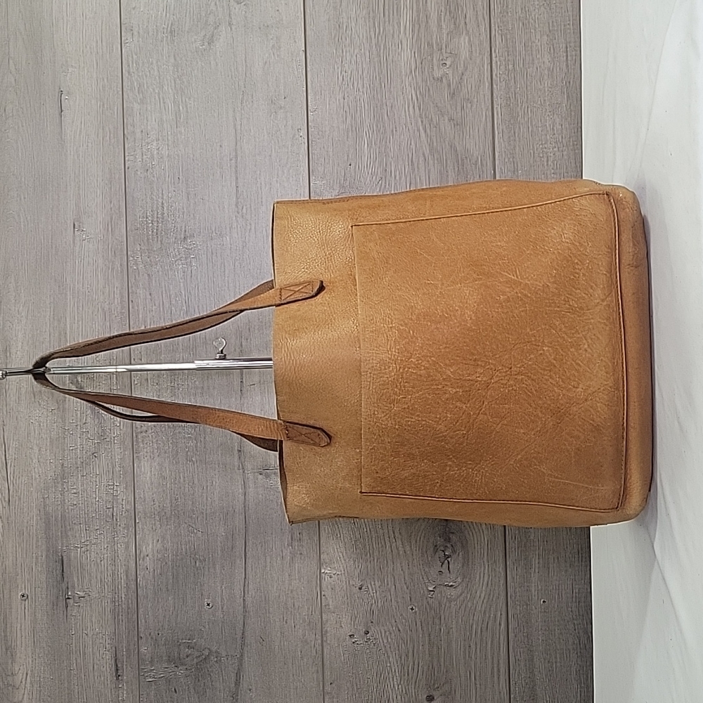 Madewell Brown Leather Tote Shoulder Bag